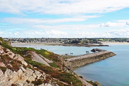 Arrivée au port d'Erquy.